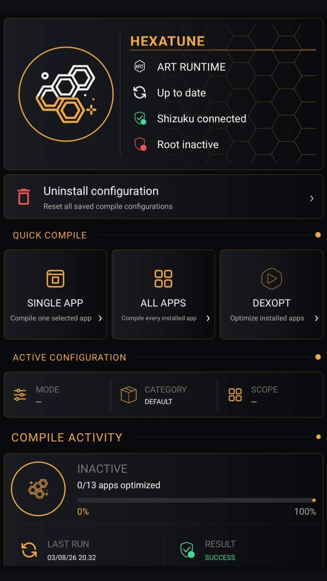 HexaTune - App Optimizer screenshot