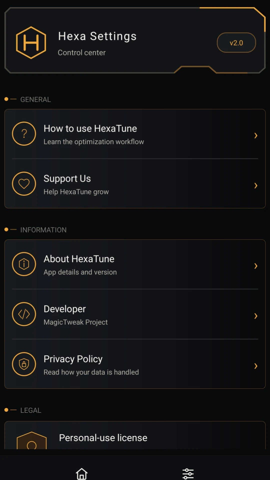HexaTune - App Optimizer screenshot